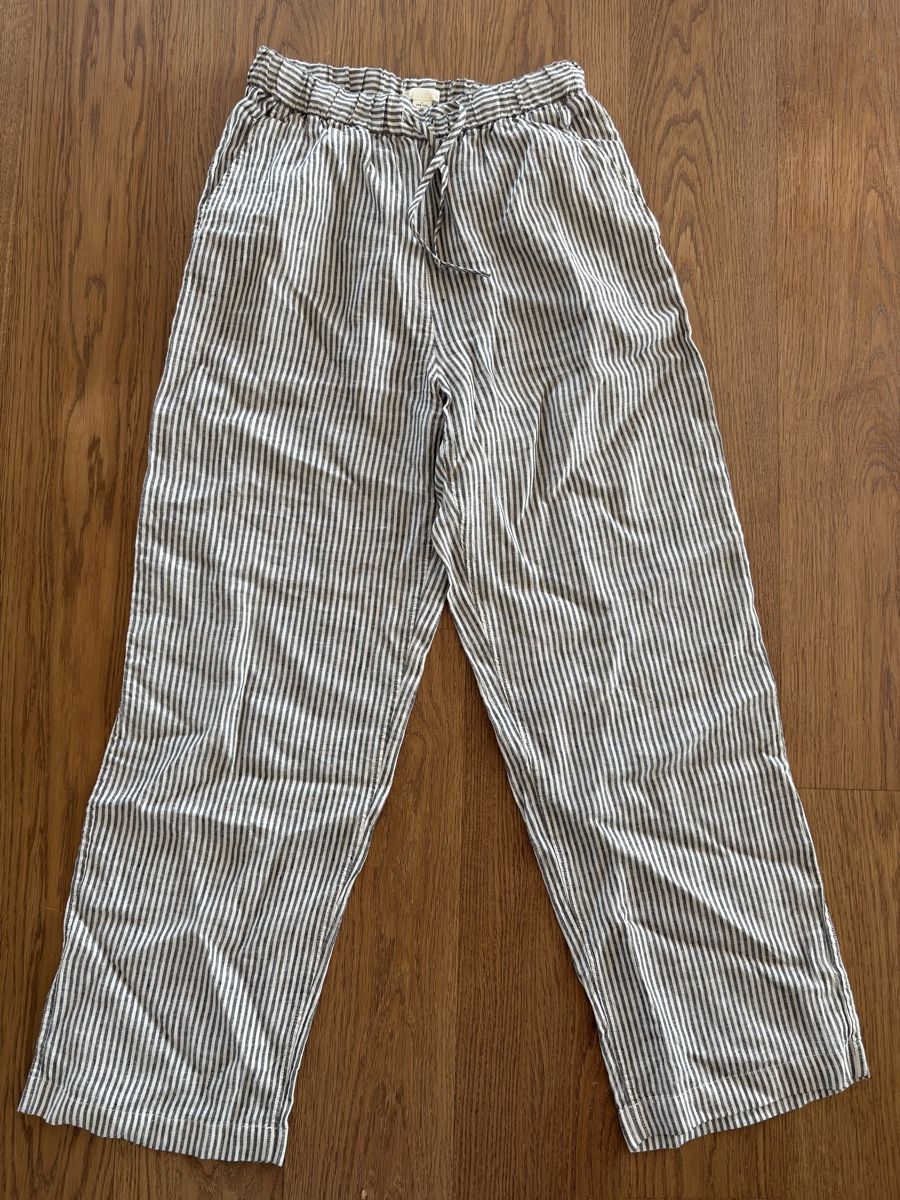 Arket Hosen: Arket gestreifte Leinenhose / Small – Gebraucht aus Zug von bia_v6gf 1