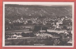 Wülflingen bei Winterthur mit Bahnhof und Fabrik - 1924