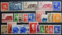 Norwegen ex. Kat. 136-198 */gest. 1927/38 Kat. 55 Euro