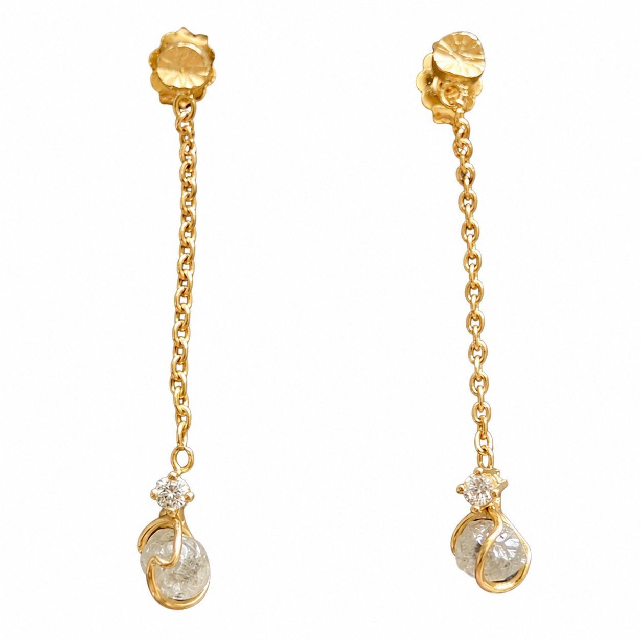 Orecchini pendenti & Orecchini a lobo: Designer Ohrringe Gelbgold – Usato da Zuzwil SG venduto da domi7862 1