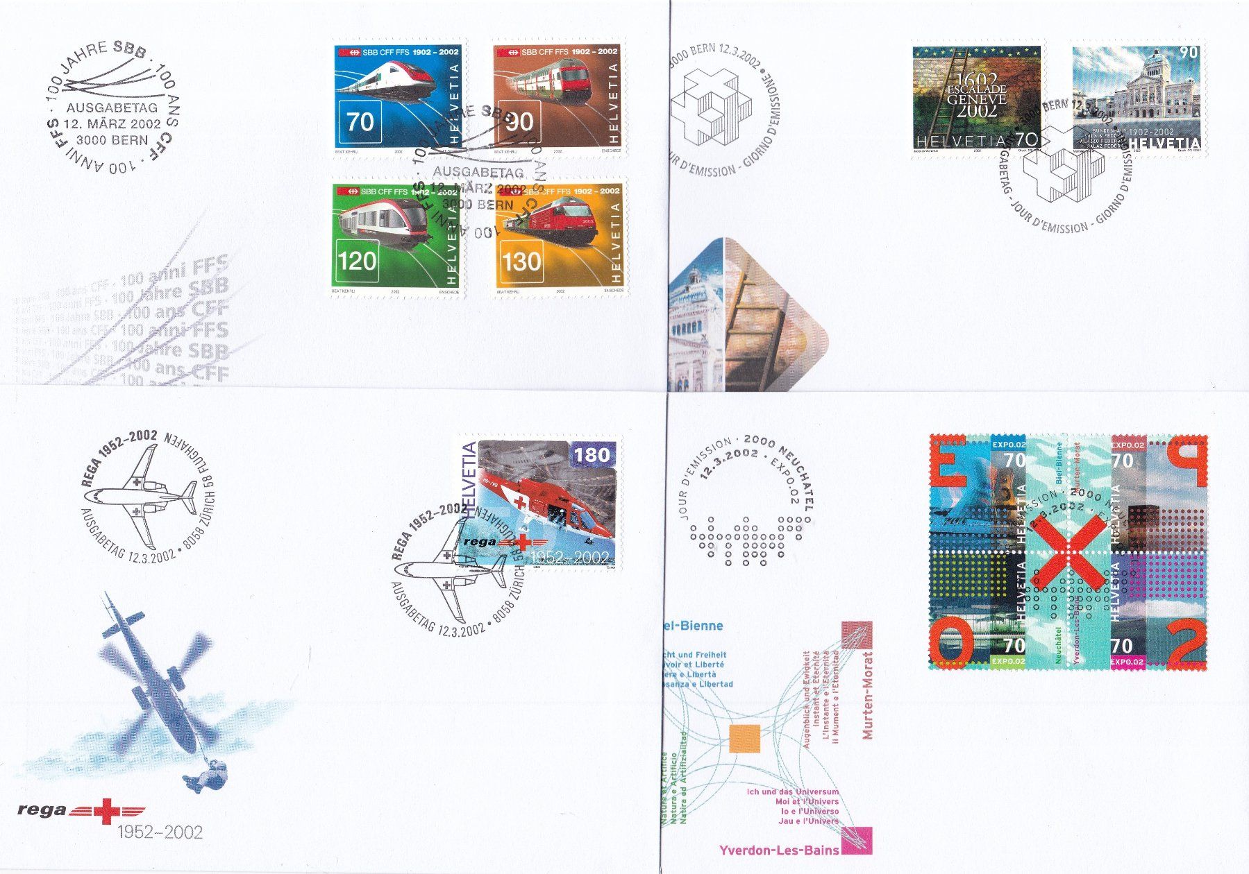 Tutti i francobolli: CH Lot "Abo" bis 2003, Briefmarken, FDCs – Usato da Münchwilen AG venduto da Nesar 3