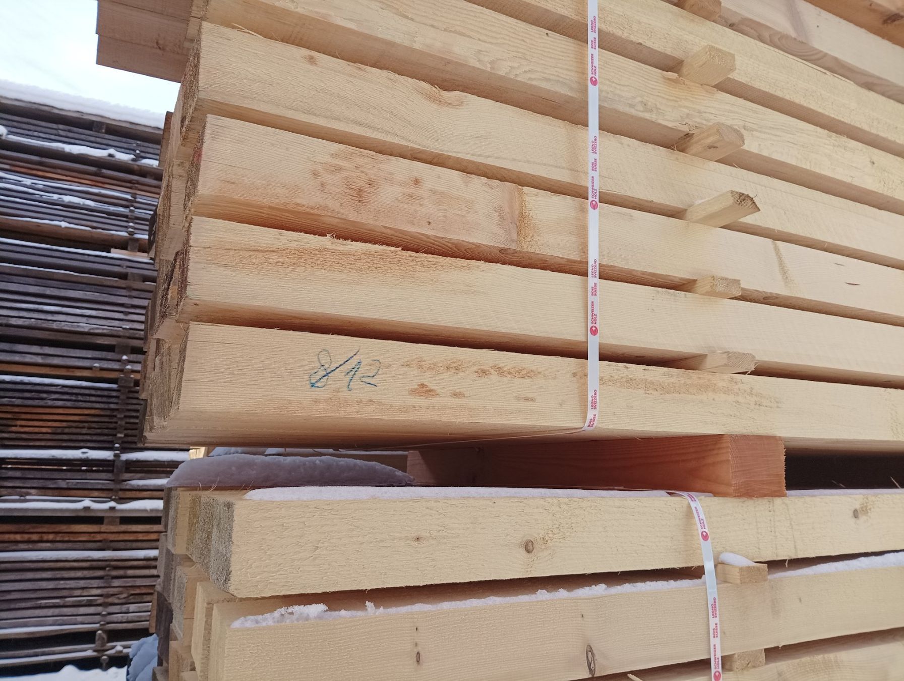 Articoli in legno: Kantholz 8/12cm 5.0m CH-Holz – Nuovo (secondo la descrizione) da Sattel venduto da Saegewerk 1