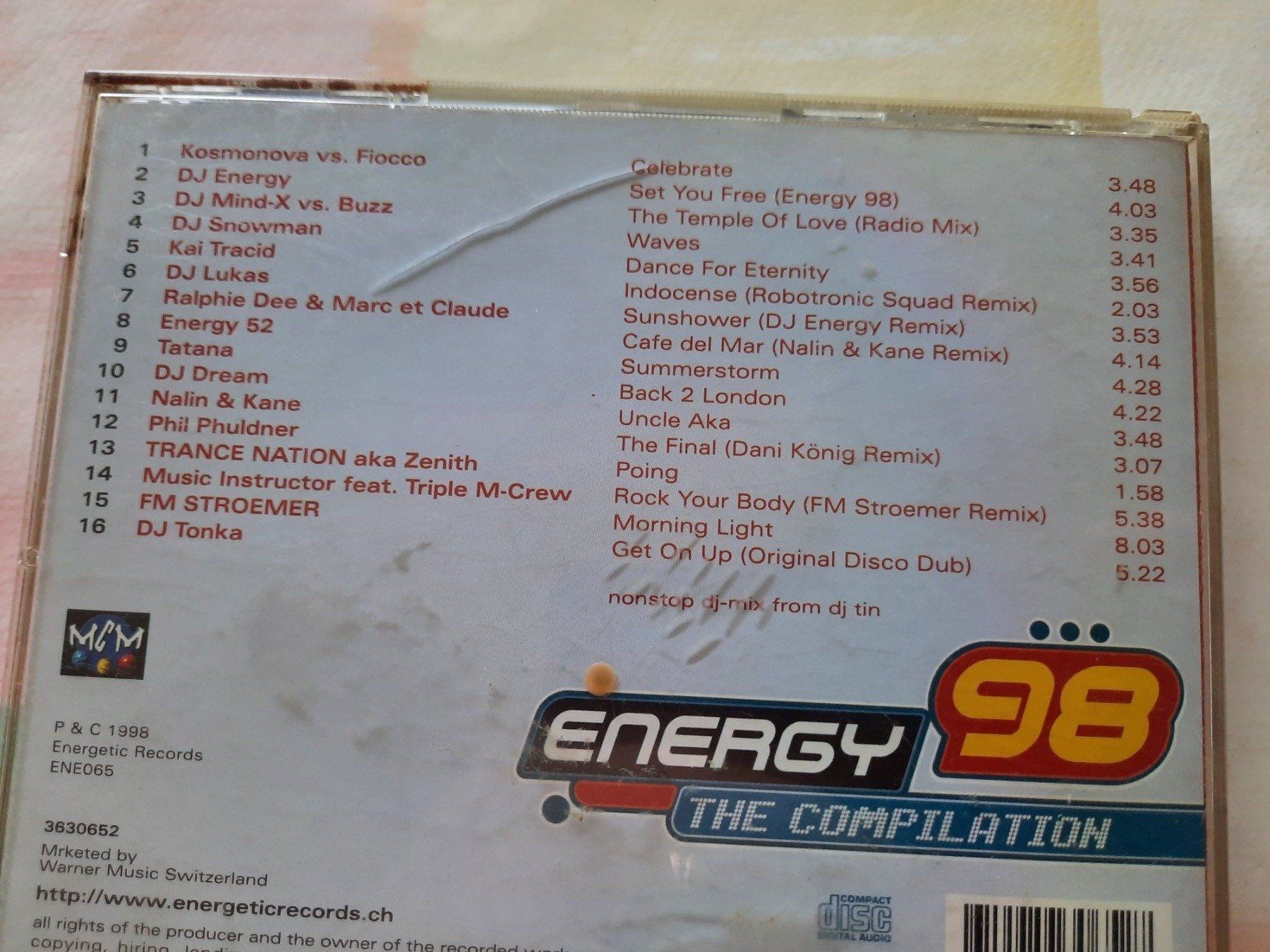 CD: CD Energy 98 - The compilation – Usato da Pully venduto da bro_n52j 2