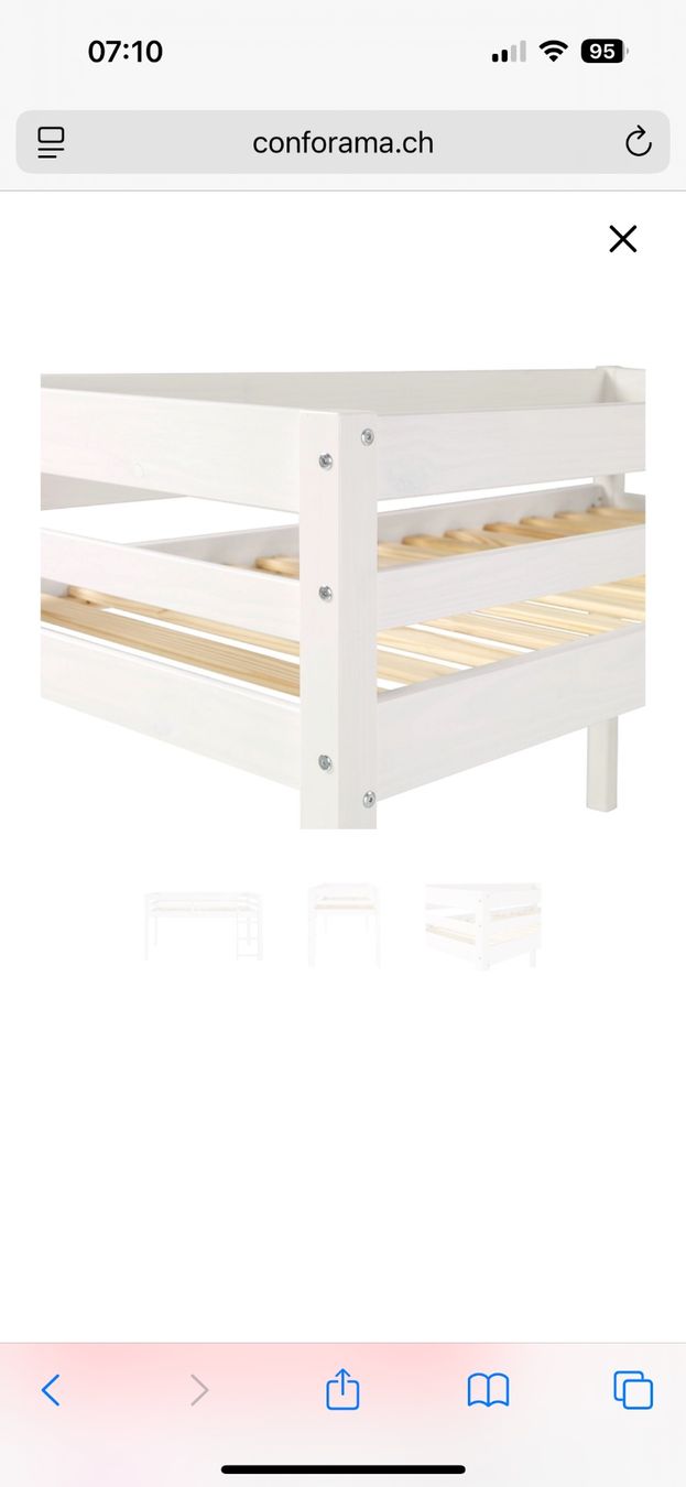 Letti: Kinderbett Jugendbett weiss – Usato da Thalwil venduto da ver_j2lw 2