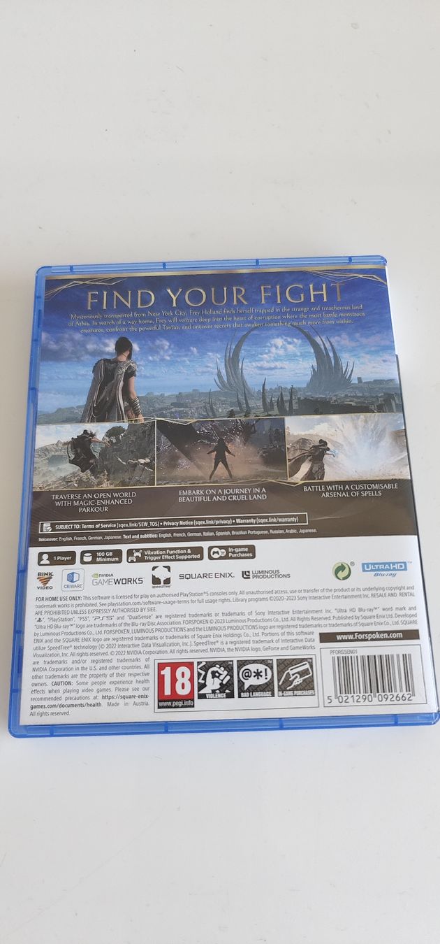 Giochi: Forspoken Ps5 – Nuovo (secondo la descrizione) da Meilen venduto da Aphrodite87 1
