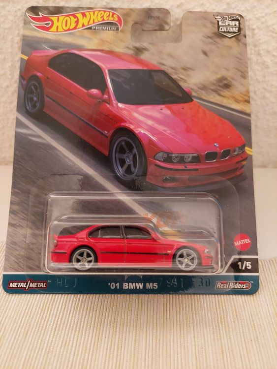 Hot Wheels BMW M5 Fast & Furious - Édition Premium 1:64 - Modèle Décasté Loose (sans Boîte) - Neuf