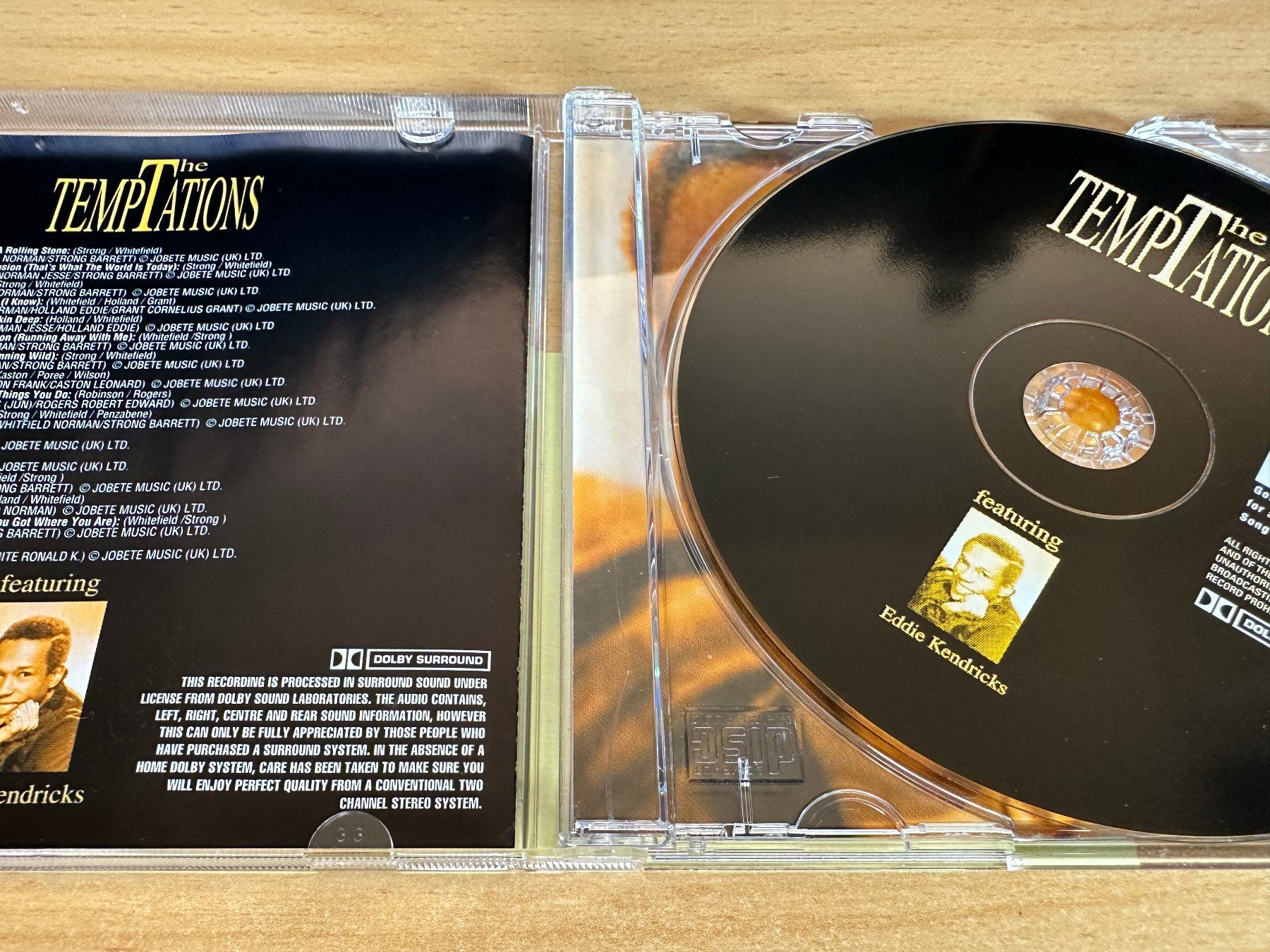 CD: The Temptations Featuring Eddie Kendricks – The Temptations – Usato da Rikon im Tösstal venduto da Alpenmutz 2