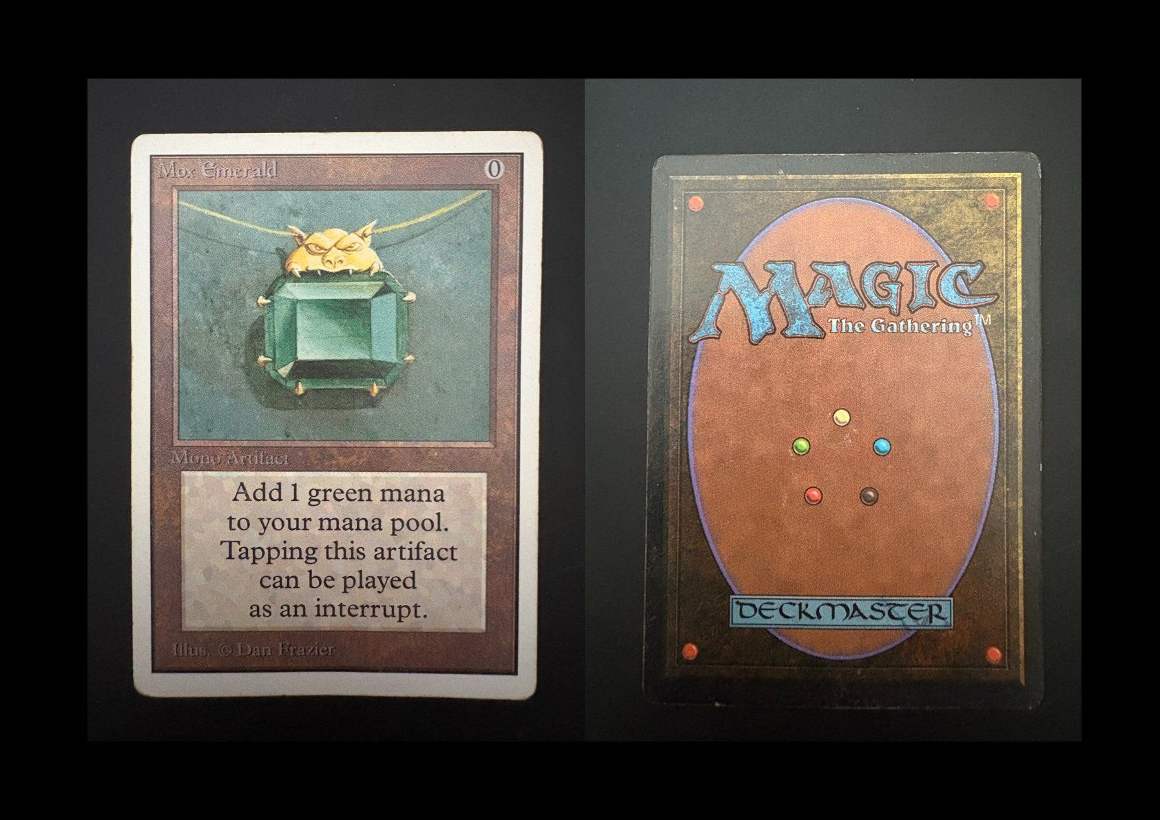 Magic The Gathering Carte collezionabili: MTG: Mox Emerald Unlimited Edition – Usato da Muri b. Bern venduto da norton_BE