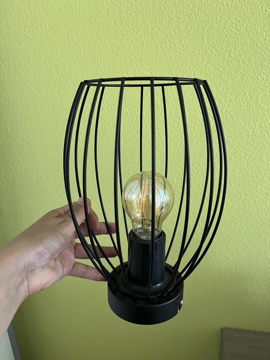 Lampade: Deckenleuchte Käfig Schwarz Neuwertig – Nuovo e nell'imballaggio originale da Basel venduto da JJ.Elena