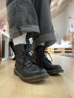 Dr. Martens 1460 Pascal, Grösse 39, Leder Boots schwarz
