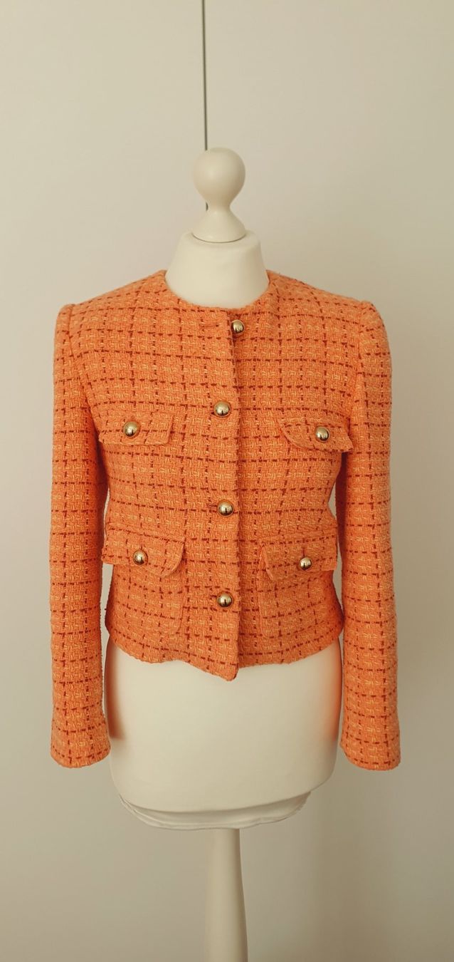 Mango Giacche: Blazer Mango orange/gold Grösse 34 – Usato da Stansstad venduto da InStyle8