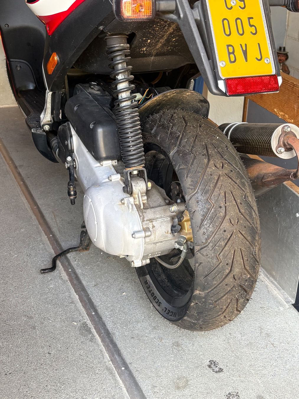 Piaggio Scooter: Piaggio NRG Power Scooter rot – Difettoso da Frick venduto da Rukki 7