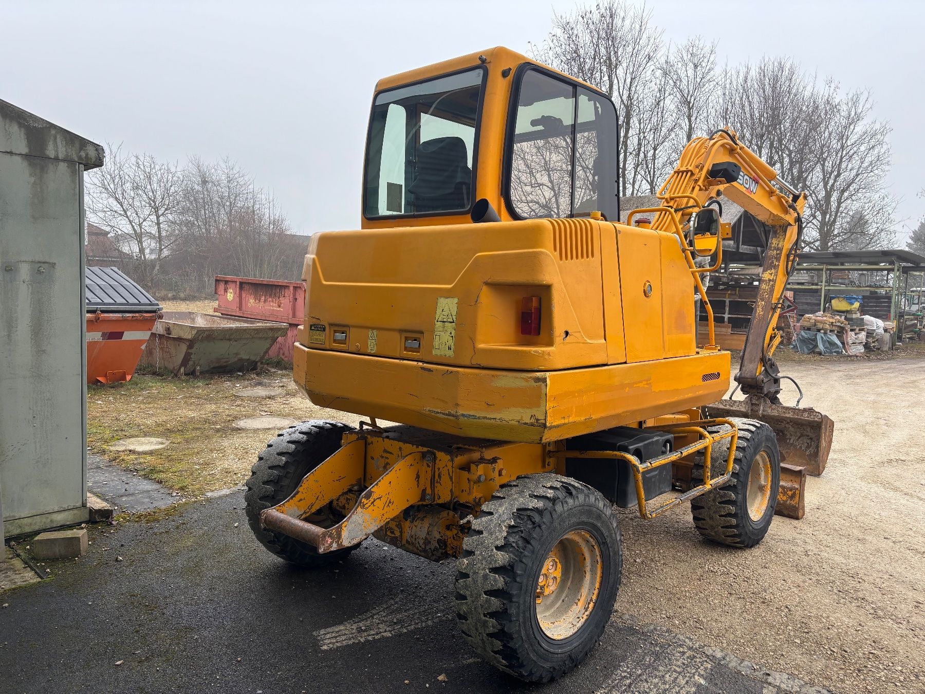 Yanmar Escavatori: Bagger Yanmar 5,5t / Radbagger / Pneubagger / Mobilbagger – Usato da Courgevaux venduto da Querly 4