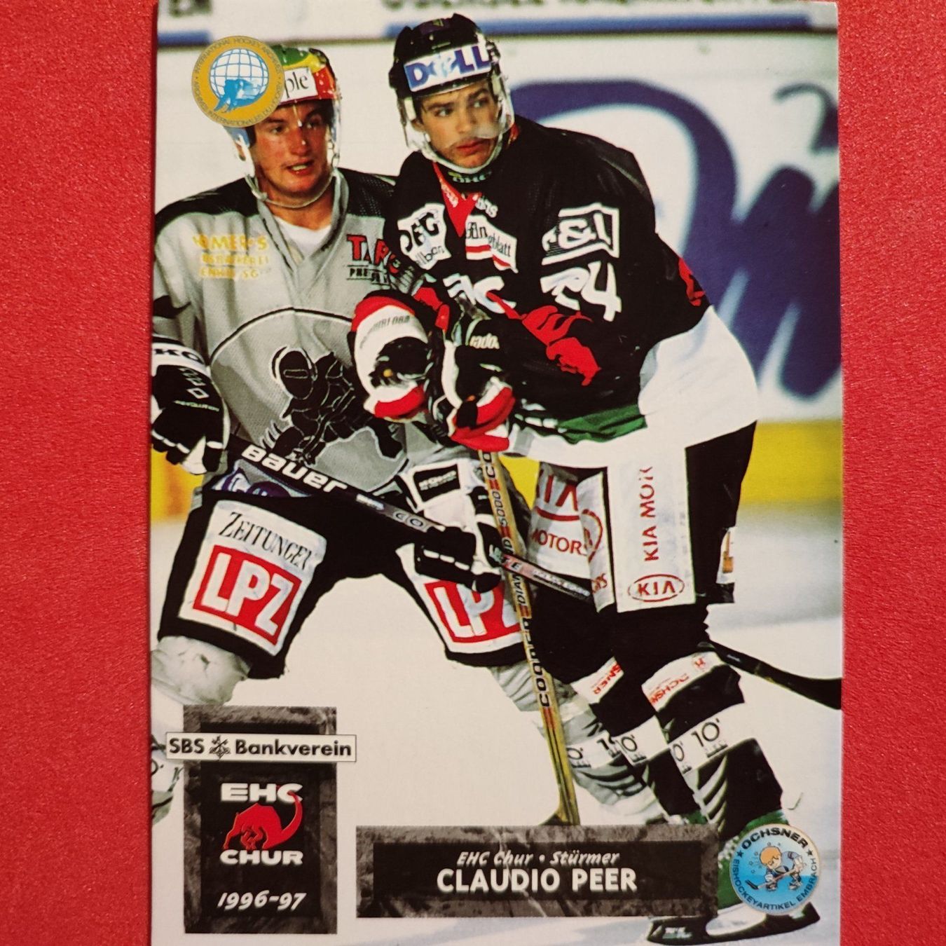 Carte collezionabili: Claudio Peer - EHC CHUR - 1996/97 – Usato da Dübendorf venduto da kb86_MOVIE