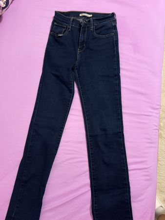 Jean Levi's 724 High Rise Straight bleu taille 25 occasion