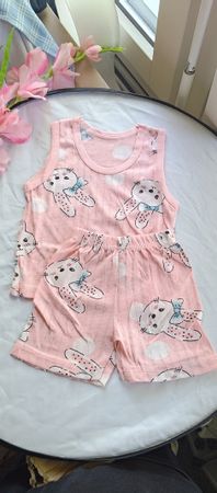Häschen Sommer Kleider Set für Kinder Grösse 73 | NEU