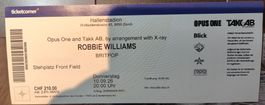 Robbie Williams Ticket Do., 10.9.26 in ZH/ Front Field
