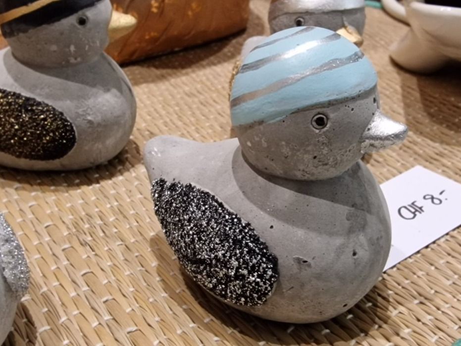 Statuette: Beton Entli Set 4 Stück – Nuovo e nell'imballaggio originale da Schaffhausen venduto da AtelierPudesco 5