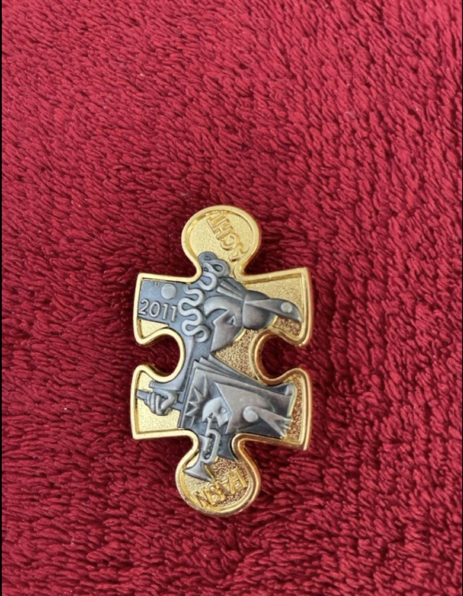 Placchette & Badge: Fasnachtsplakette 2011 Gold – Usato da Oberwil BL venduto da Petermib