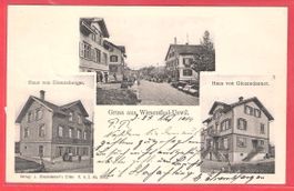 21.11.1904 Gruss aus Wiesenthal-Uzwil/120jährige AK