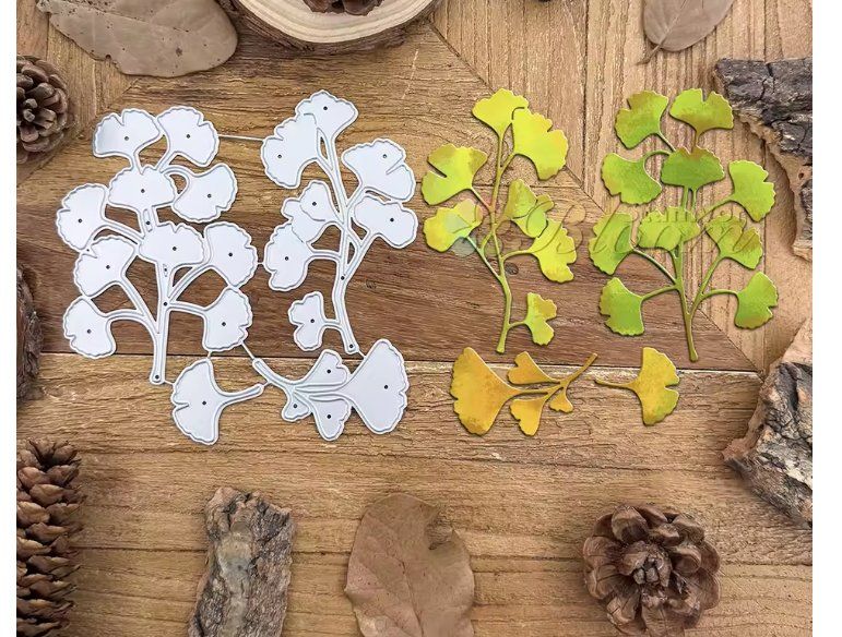 Sciablone: Neues Stanzschablonenset Ginko – Nuovo e nell'imballaggio originale da Effretikon venduto da wenuss 1