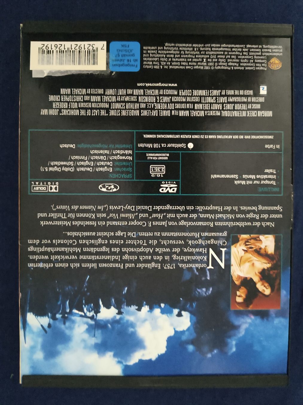 Tutti i DVDs: der letzte Mohikaner – Usato da Bichelsee venduto da Andi790 1