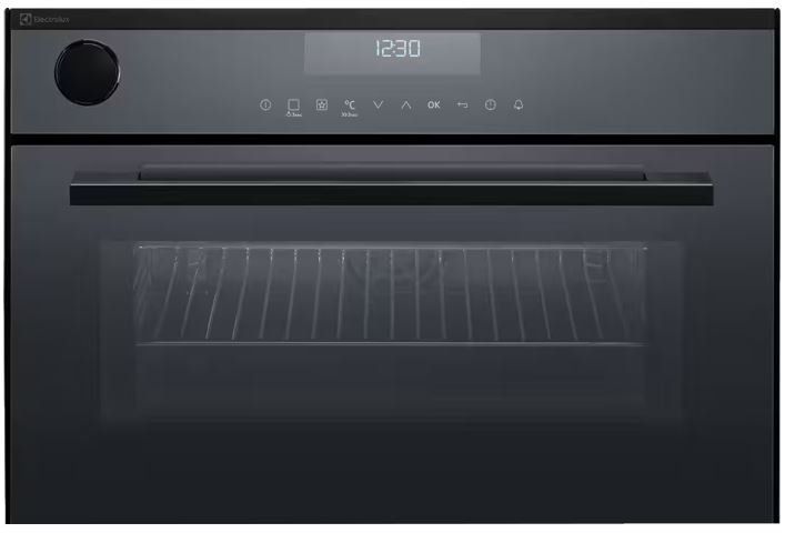Electrolux Elettrodomestici da cucina: Einbaubackofen Compact SMS Steam Multifunktions-Ofen Schwarz – Usato da Tagelswangen venduto da Occahandel