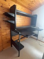 IKEA Gaming Desk / Pult Schwarz (ähnlich Fredde) – Viel Plat
