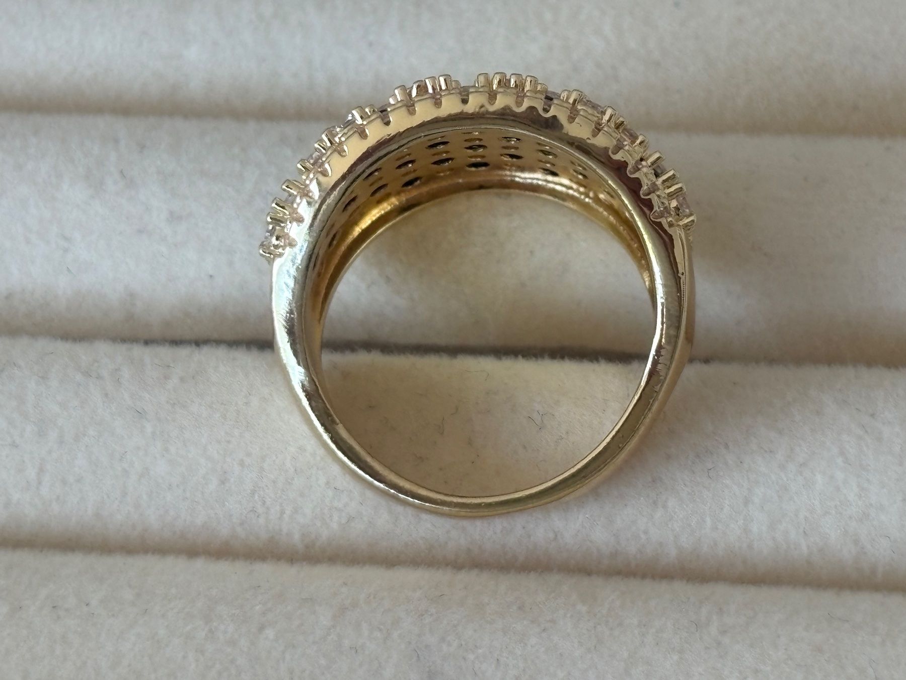 Ringe: Luxus Elegante Gr.19/9 Ring Farbe: Gold/blau – Neu (gemäss Beschreibung) aus Biel-Bienne von Roserosse13 2