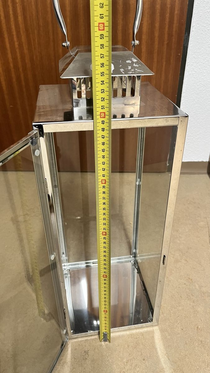 Lanterne: Grosse Edelstahl Laterne Windlicht Kerzenhalter – Nuovo (secondo la descrizione) da Schlieren venduto da rat_lq6b 4