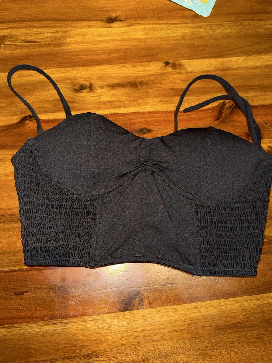 Pepe Jeans Top: Schwarzes Bustier Top – Usato da Luzern venduto da Itsclaire
