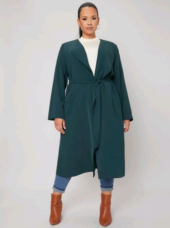 Trench coat, vert, 0xl, neuf