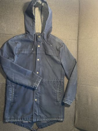 Giacca parka TOP MAN  blu Tg M