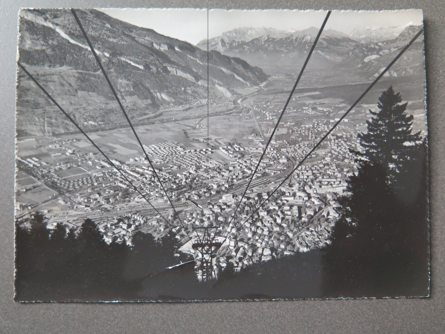 Cartoline postali: KÄNZELI - AUSBLICK AUF CHUR ... – Usato da Wittenbach venduto da lipasal