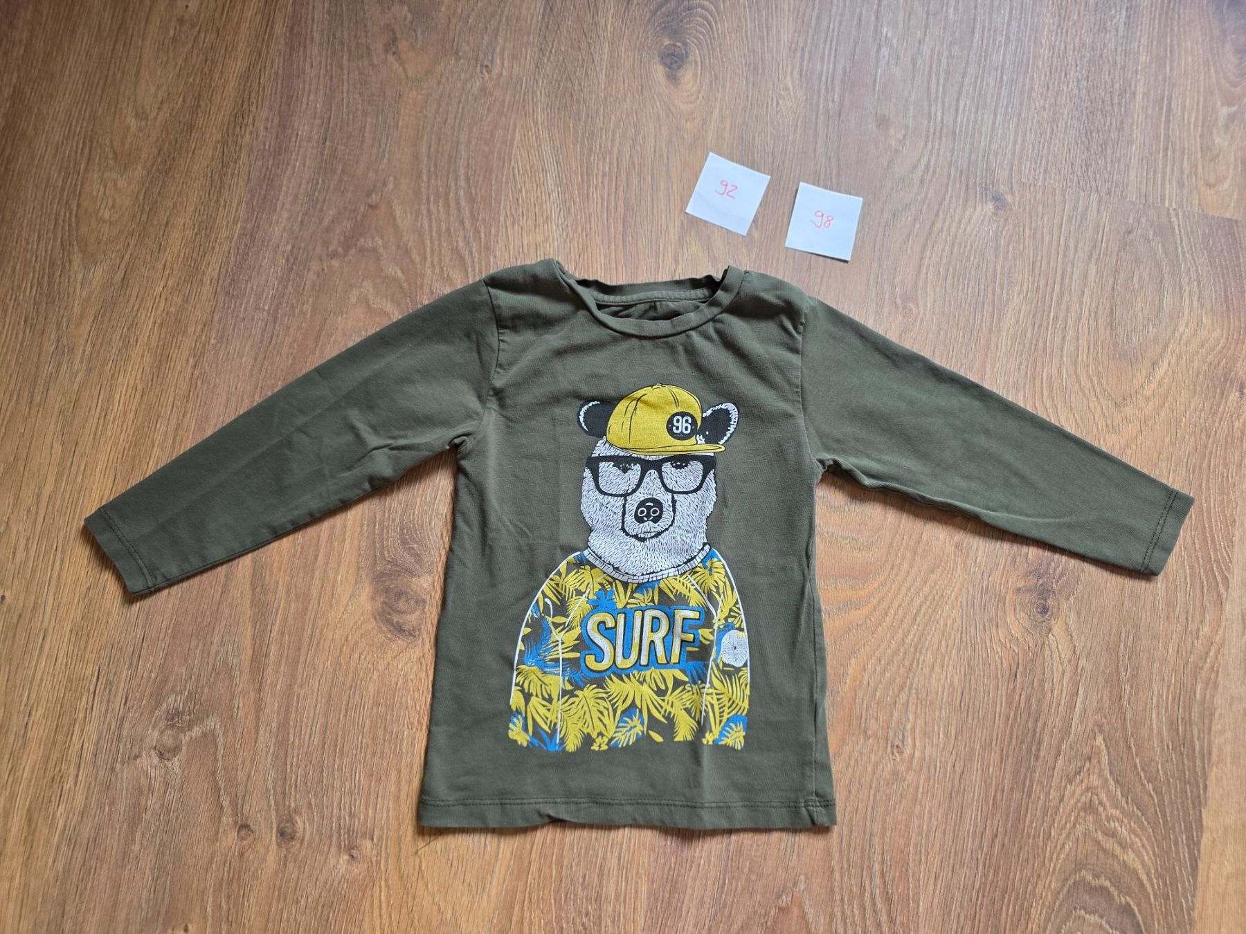 Hemden, T-Shirts & Polos: Langarmshirt, Longsleeve Bär Gr. 92/98 – Gebraucht aus Nebikon von Japostyle