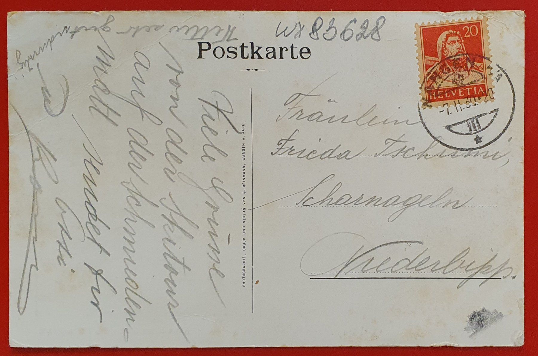 Cartoline postali: Alp Schmiedenmatt bei Farnern 1930 – Usato da Kreuzlingen venduto da Rschweiz1 1