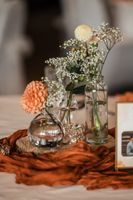 Glasvasen rund, kleine und grosse flaschenform 