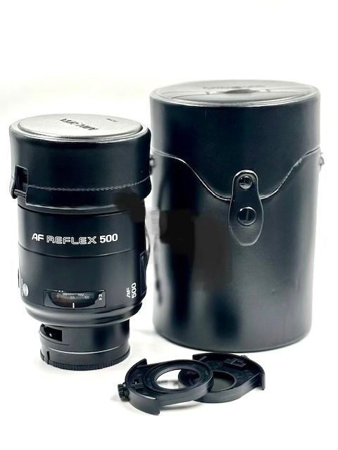 Minolta Obiettivi: Minolta AF Reflex 500mm F8 Mirror + 2 Filter + Köcher – Usato da Seewis Dorf venduto da Plebejus
