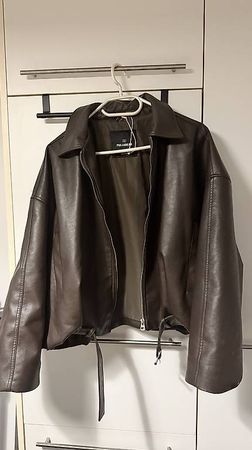 Lederjacke Braun Pull&Bear, Gr. L