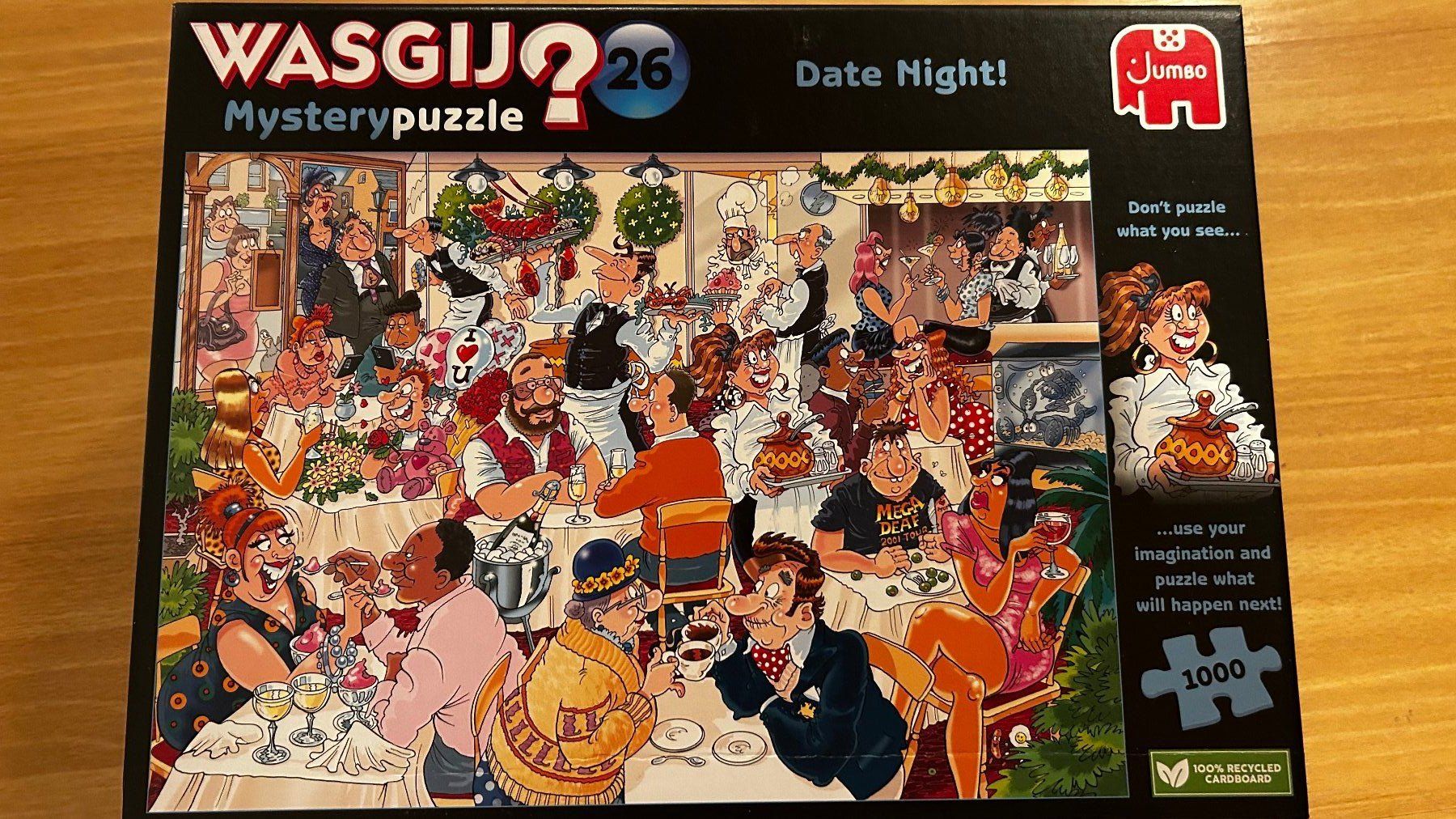 Wasgij Puzzle: Mystery-Puzzle Date Night, 1000 Teile – Usato da Engi venduto da Ansimi
