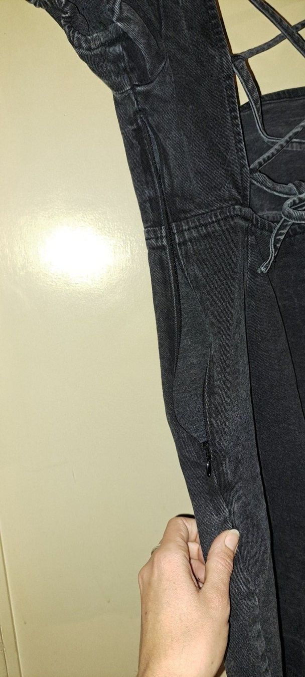 Hollister Vestiti: Jolie robe jeans noire – Usato da Genève venduto da Axelle333 7