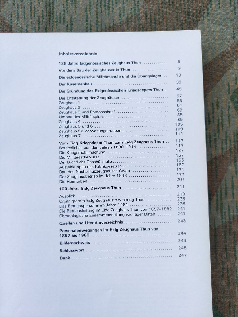 Livres: Buch Zeughaus-Chronik Thun 1857-1982 – D'occasion à Bauma par SwissMilitaria 3