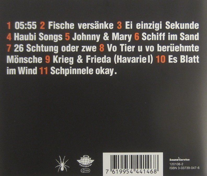 CDs: ZüriWest - Haubi Songs – Gebraucht aus Grüningen von azulgris 1