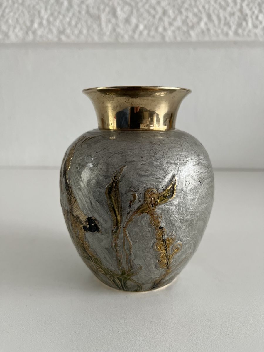 Vasen & Gefässe: Messing Vase emailliert – Gebraucht aus Wetzikon ZH von seli03 1