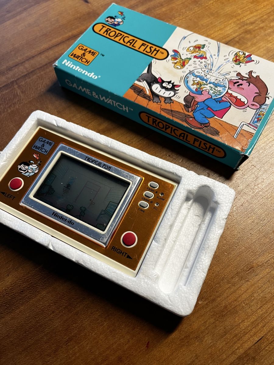 game&watch Console: Game & Watch Tripical Fish mit OVP selten – Usato da Ballwil venduto da Bienenhonig1 2