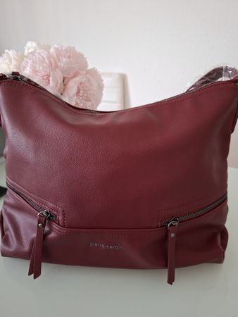 Sac à main bordeaux Pierre Cardin - Élégant et neuf!