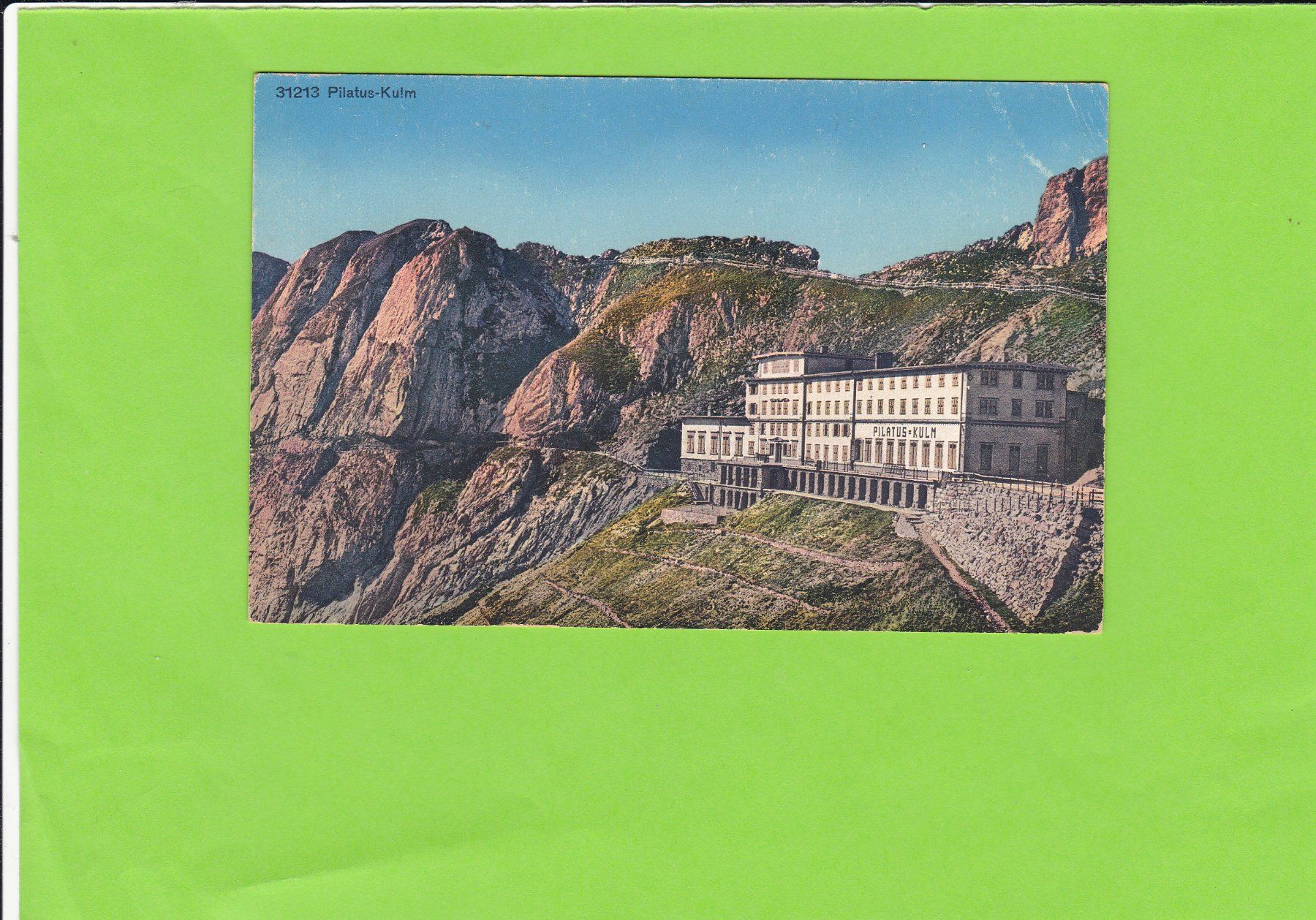 Cartoline postali: Pilatus-Kulm – Usato da St. Peterzell venduto da neckertal