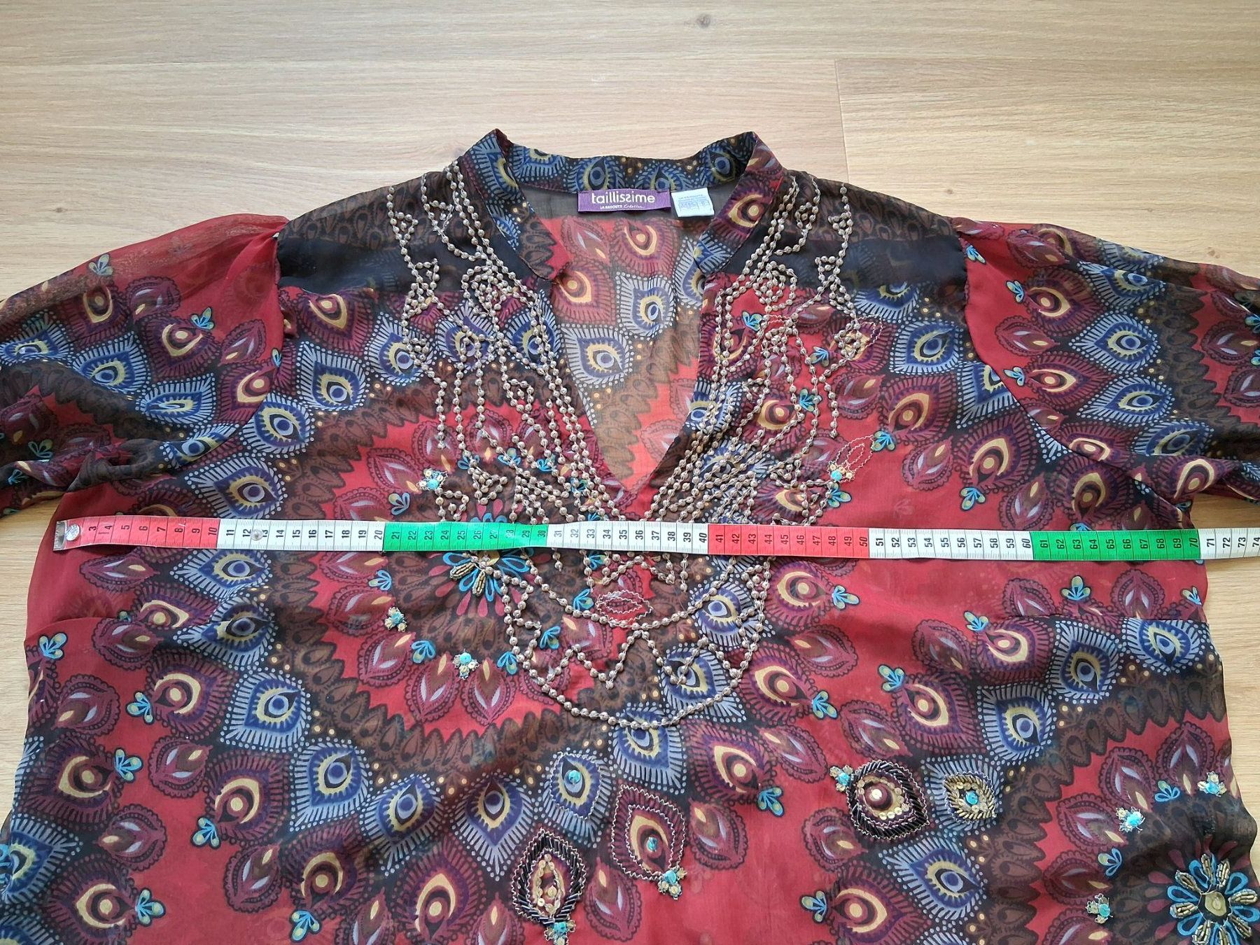 La Redoute Camicette: Taillissime by LaRedoute bestickte transparente Bluse Gr. 54 – Usato da Lengnau AG venduto da Nathi88 5