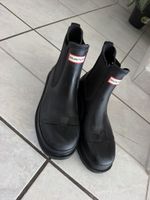 Hunter Chelsea Boots Gummistiefel schwarz Grösse 38