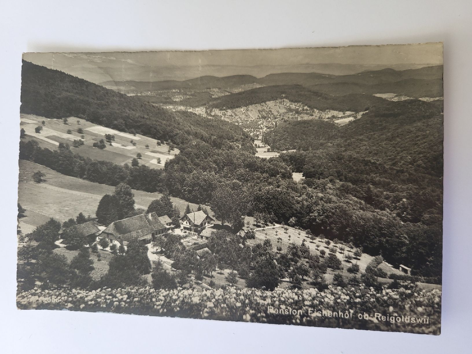 Cartoline postali: Alte Ansichtskarte Pension Eichenhöh ob Reigoldswil R4 – Usato da nunningen venduto da mic_88k2
